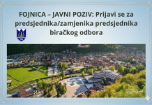 FOJNICA – JAVNI POZIV: Prijavi se za predsjednika/zamjenika predsjednika biračkog odbora